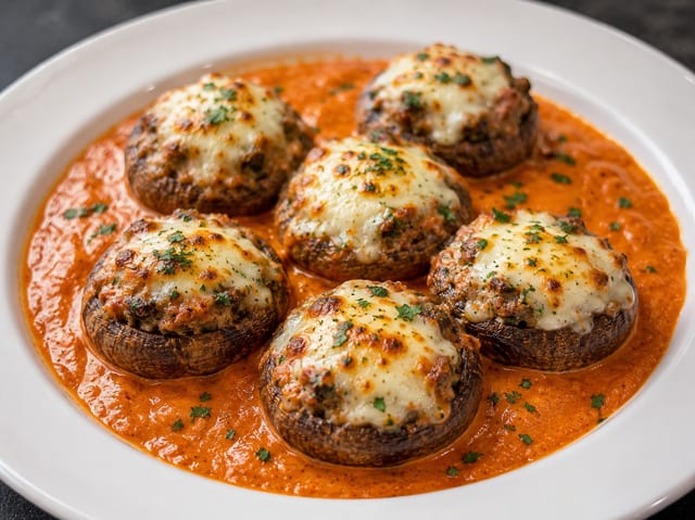 Stuffed Mushrooms.