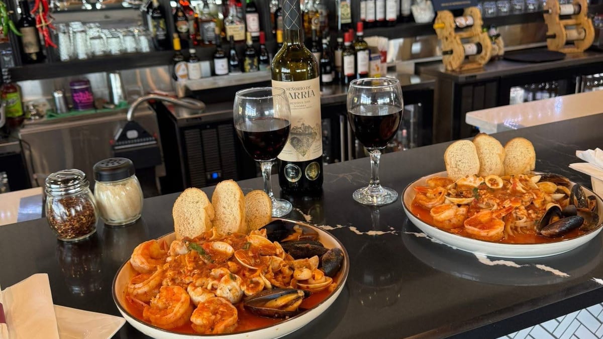 Roma's full bar