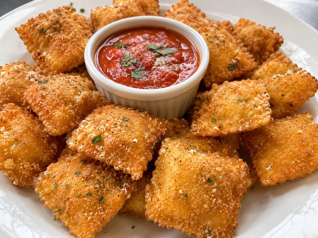 Ravioli Fritti.