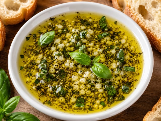 Garlic Olive Oil Dip.