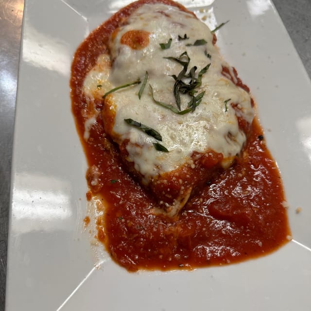 Chicken Parmigiana.